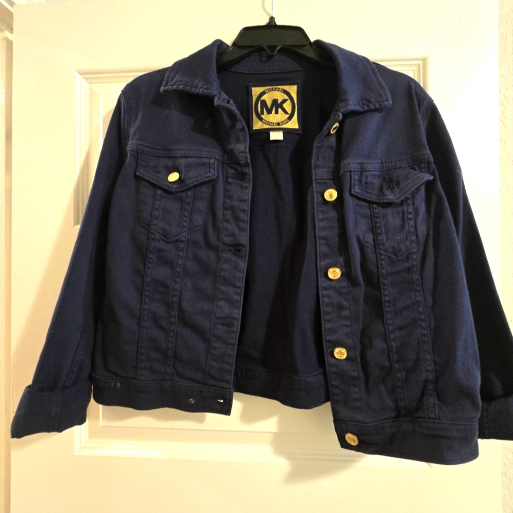 Michael Kors Navy Jean Jacket.